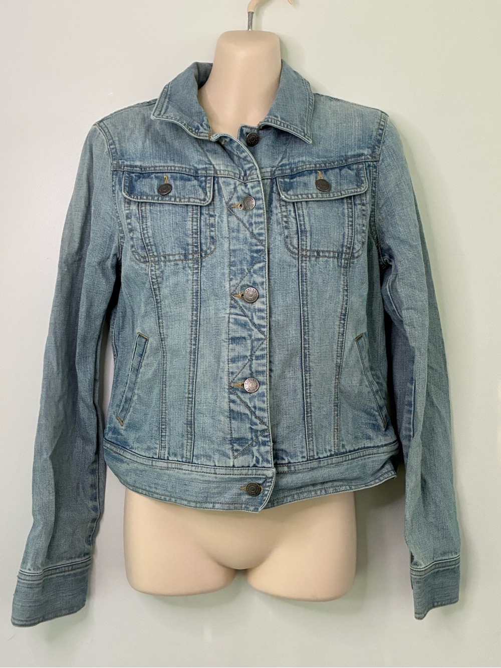 Lauren Ralph Lauren Light Blue Denim Trucker Jacket